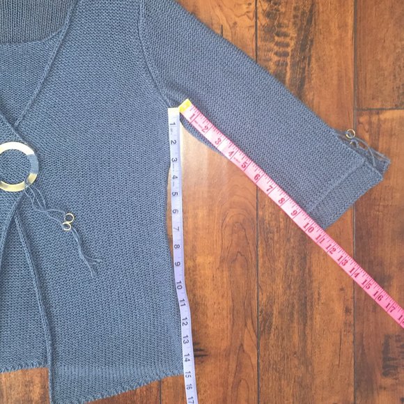 Jana 3/4 Sleeve Cardigan With Attached Front - Picture 7 of 10